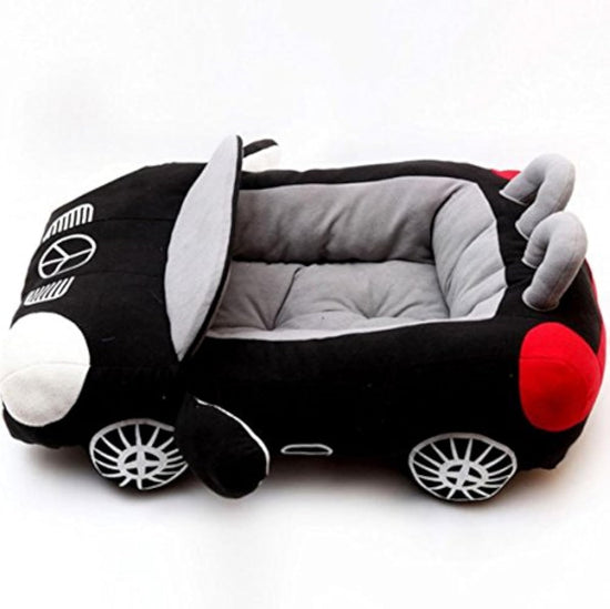 Cama Coche Deportivo para Mascotas – Suave y Original