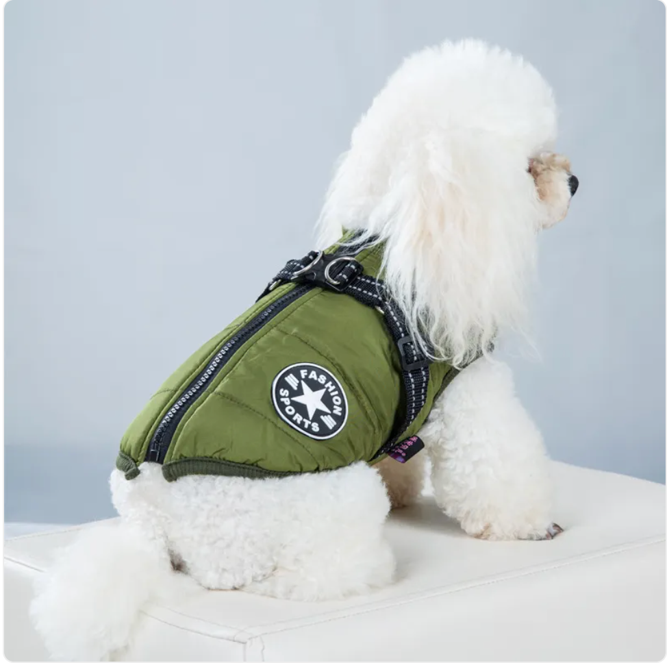 Chaleco Acolchado de Esquí para Mascotas – Abriga a tu Perro