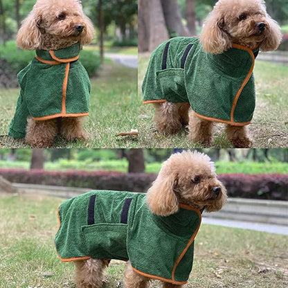 Albornoz para Mascotas – Secado Rápido y Suave