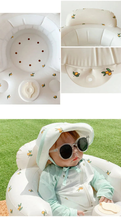 Silla Hinchable para Bebés – Comida y Baño 6-24 Meses