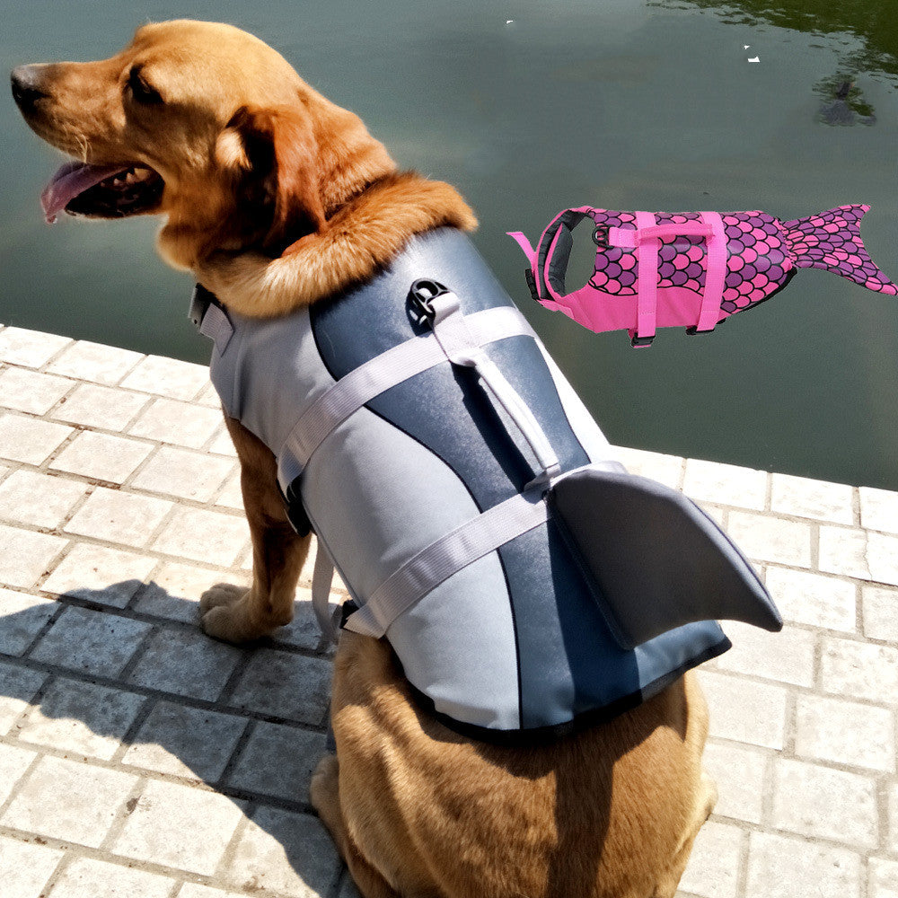 Disfraz Tiburón Sirena para Mascotas – Bañador Divertido