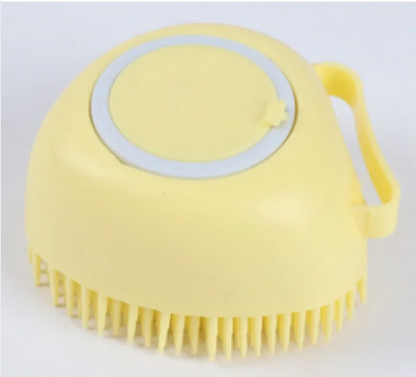Cepillo de Silicona para Baño de Mascotas – Masaje y Limpieza