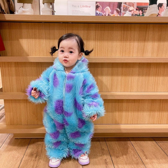 Pelele Bebé con Capucha Animal – Otoño e Invierno