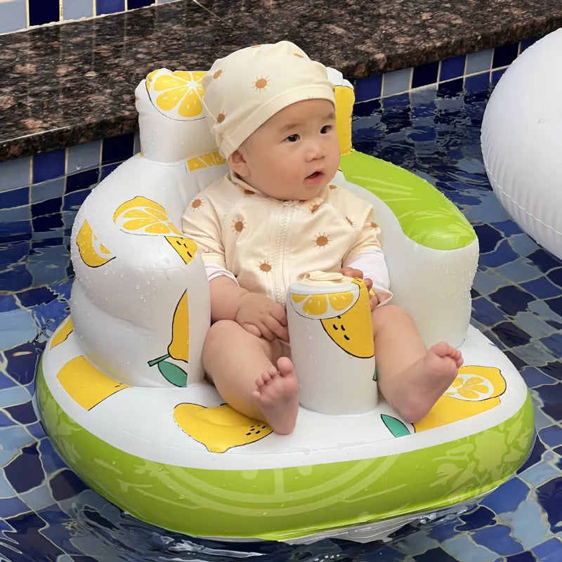 Silla Hinchable para Bebés – Comida y Baño 6-24 Meses