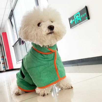 Albornoz para Mascotas – Secado Rápido y Suave
